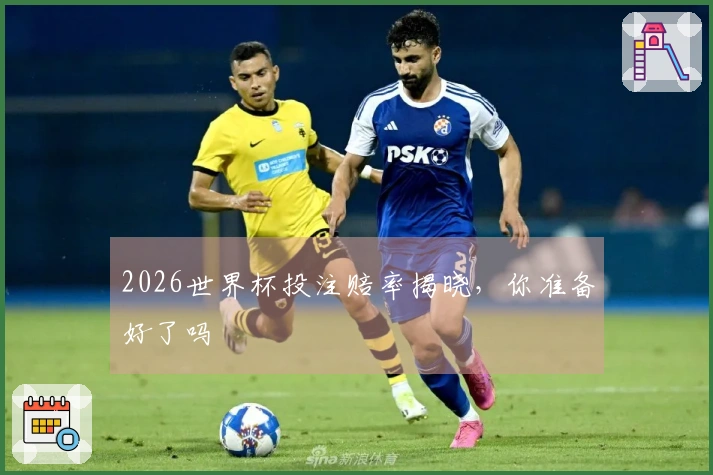 2026世界杯投注赔率揭晓，你准备好了吗